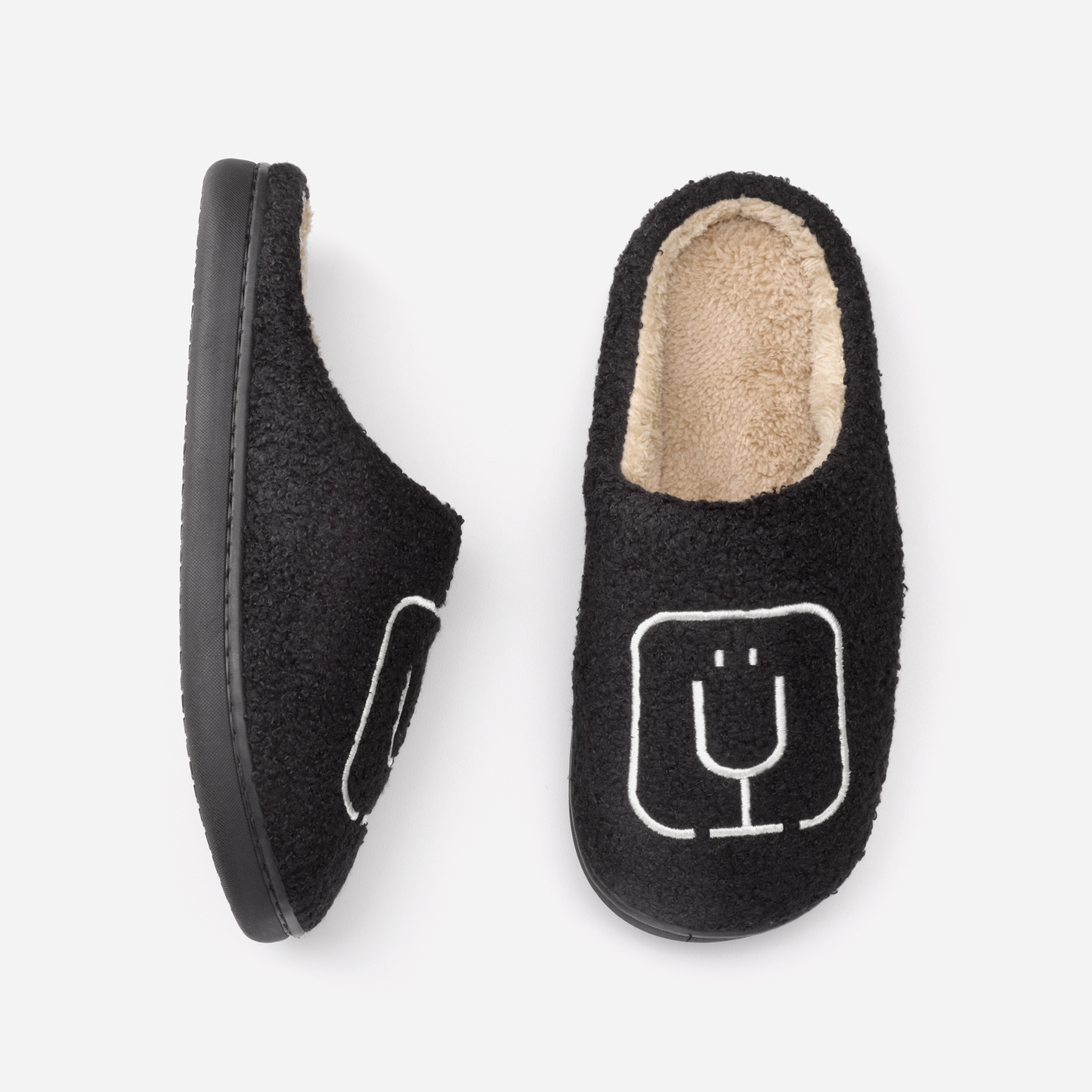 brumate-fuzzy-slippers-black-d8 apparel-slippers-above.png